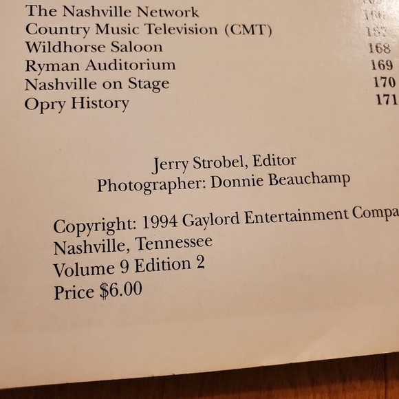 Grand Ole Opry Picture History Book 1994 - Picture 5 of 7